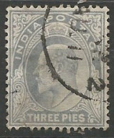 INDE ANGLAISE N° 57 OBLITERE - 1902-11 King Edward VII