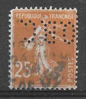 726	N°	235	Perforé	-	OBC 8	-	O. BERAUDY  & Cie - Used Stamps