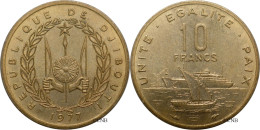 Djibouti - République - 10 Francs 1977 - SUP/AU58 - Mon6239 - Dschibuti