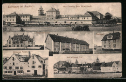 AK Lichtenau B. Ansbach, Alte Festung, Beamtenhäuser, Brauerei Müller  - Ansbach