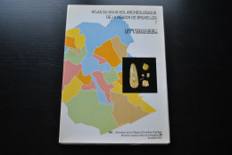 ETTERBEEK ATLAS DU SOUS-SOL ARCHEOLOGIQUE DE LA REGION DE BRUXELLES LIVRE + 2 CARTES 118 X 82 Cm Régionalisme RARE - Belgique