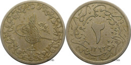 Égypte - Empire Ottoman - Abdulhamid II - 2/10 Qirsh AH1293/10 (1884) - TTB+/AU50 - Mon5636 - Egipto