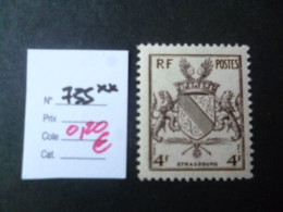 Timbre France Neuf ** 1945 N° 735 Cote 0,20 € - Unused Stamps