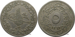 Égypte - Empire Ottoman - Abdulhamid II - 5/10 Qirsh AH1293/21 (1895) - TTB/XF45 - Mon5498 - Egypt