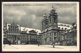 AK Nürnberg, Egydienplatz Mit Pellerhaus Und Egydienkirche  - Nuernberg