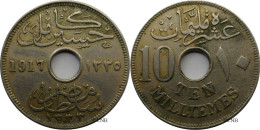 Égypte - Protectorat Britannique - Hussein Kamal - 10 Millièmes 1917 // AH1335 - TTB/XF45 - Mon4828 - Egypte