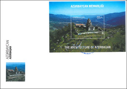 Azerbaijan 2017 FDC First Day Cover Book “Azerbaijan”. Architecture. Ganjasar Monastery - Azerbaïdjan