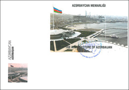 Azerbaijan 2017 FDC First Day Cover Book “Azerbaijan”. Architecture. Baku Boulevard - Azerbaïdjan