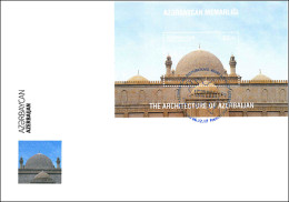 Azerbaijan 2017 FDC First Day Cover Book “Azerbaijan”. Architecture. Juma Mosque Of Shamakhi - Azerbaijan