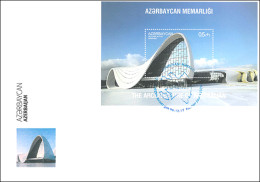 Azerbaijan 2017 FDC First Day Cover Book “Azerbaijan”. Architecture. Heydar Aliyev Center - Azerbaïdjan