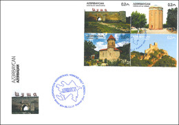 Azerbaijan 2017 FDC First Day Cover Book “Azerbaijan”. Ancient Architecture
2 - Azerbaiján