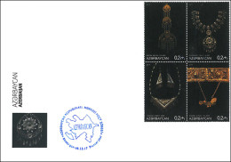 Azerbaijan 2017 FDC First Day Cover Book “Azerbaijan”. Jewellery 2 - Azerbaïdjan