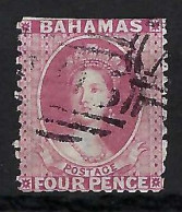 BAHAMAS Ca.1863: Le Y&T 6 Obl. Déf. - 1859-1963 Crown Colony