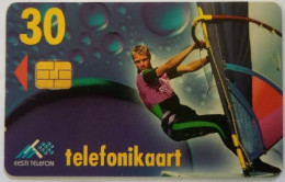 Estonia 30 Kr. Chip Card - Windsurfer - Estonia