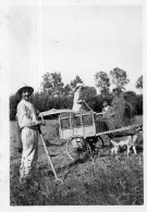 Photographie Photo Vintage Snapshot Métier Travail Work Paysan Country People  - Professions