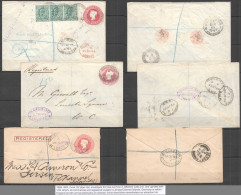 B1065 1889-1903 Great Britain !!! Very Rare Used 3 Envelopes Queen Victoria Qv - Autres & Non Classés