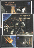 B1314 Uganda Space Apollo 11 Moonlanding !!! 2Kb+2Bl Mnh - Andere & Zonder Classificatie