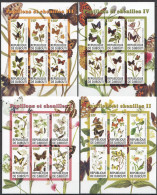 B1249 Imperf 2011 Fauna Butterflies & Caterpillars ! 4Kb Mnh - Papillons
