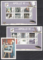 B1329 Antigua & Barbuda Space Exploration Apollo 11 !!! 2Kb+1Bl Mnh - Other & Unclassified