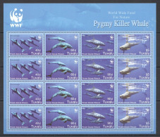 B1340 2006 Tuvalu Wwf Marine Life Pygmy Killer Whale Sh Mnh - Marine Life