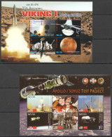 B1321 2006 Nevis Space Apollo-Soyuz Project Viking 1 Landing On Mars 2Kb Mnh - Other & Unclassified