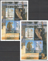 B1280 Imperf,Perf 1998 Senegal Transport Sailing Ships 2Kb Mnh - Bateaux