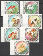 B1117 1985 Mongolia Flora Nature Mushrooms 1Set Mnh - Hongos