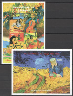 B1264 1999 Senegal Art Paintings Vincent Van Gogh Paul Gauguin Bl+Kb Mnh - Otros & Sin Clasificación