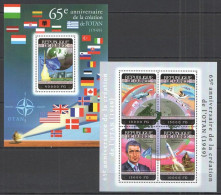 St784 2014 Guinea Organization Space Creation Nato Kb+Bl Mnh Stamps - Altri & Non Classificati