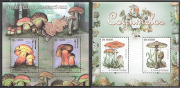 B1135 2011 S.Tome & Principe Flora Mushrooms Cogumelos 2Kb Mnh - Champignons