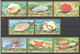 B1106 Umm Al Qiwain Fauna Fish & Marine Life 1Set Mnh - Marine Life