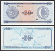 Kuba - Cuba 20 Peso Foreign Exchange Certificates 1985 Pick FX15 AUNC    (28789 - Altri – America