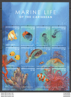 Fat068 2012 Antigua & Barbuda Fishes Marine Life Caribbean #5058-69 Mnh - Meereswelt