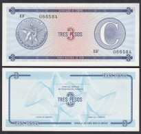 Kuba - Cuba 3 Peso Foreign Exchange Certificates 1985 Pick FX12 UNC (1)  (28793 - Altri – America