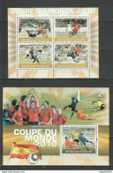 Tg1221 2010 Togo Football Sport Fifa World Cup 2010 Stars Winner Spain Bl+Kb Mnh - Autres & Non Classés