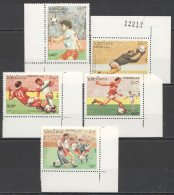 B1018 1991 Laos Sport Football Fifa World Cup Usa 1994 Set Mnh - Sonstige & Ohne Zuordnung