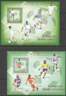 B1146 2006 Sao Tome & Principe Football World Cup Germany Zidane Beckham 2Bl Mnh - Autres & Non Classés