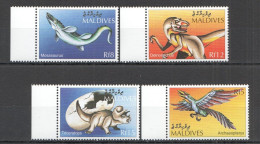B1213 Maldives Dinosaurs Prehistoric Animals Fauna 1Set Mnh - Vor- U. Frühgeschichte