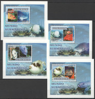 B1361 2007 Guinea-Bissau Fish & Marine Life Year Of Undersea 4 Lux Bl Mnh - Meereswelt