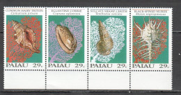 B1158 1992 Palau Seashells & Corals Marine Life Fauna Mnh - Meereswelt