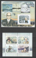 B1217 2009 Guinea-Bissau Fauna Birds Sir Peter Scott Wwf Birds 1Kb+1Bl Mnh - Autres & Non Classés