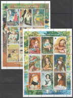 B1281 1998 Niger Pierre Auguste Renoir Toulouse-Lautrec Art Paintings 2Kb Mnh - Andere & Zonder Classificatie