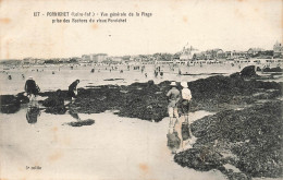 FRANCE - Pornichet (Loire Inf) - Vue Générale De La Plage Prise Des  Rochers Du Vieux Pornichet - Carte Postale Ancienne - Pornichet