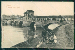 Pavia Città Ponte Sul Ticino Cartolina RB9790 - Pavia