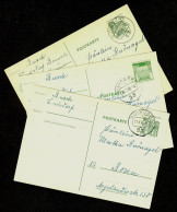 DUISDORF Bei Bonn 1966-68 + 3 GANZSACHEN Bauwerke Kl/gr + Orts-o Heimatbelege > Bonn - Postcards - Used