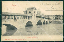 Pavia Città Ponte Sul Ticino Cartolina RB9784 - Pavia