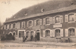 Lièpvre * Restaurant Au Cerf Victor SCHELCHER Boulangerie * Commerce Villageois - Lièpvre