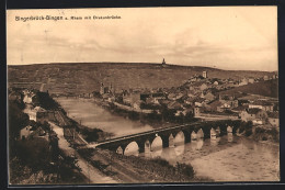AK Bingerbrück-Bingen Am Rhein, Gesamtansicht Mit Der Drususbrücke  - Bingen