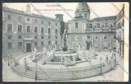 Palermo Città Piazza Pretoria Alterocca Cartolina ZT7748 - Palermo