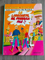 Cartonnée Les Dossiers Du B.I.D.E. T.1 La Langouste Ne Passera Pas ! EO édtion Originale De 1969 Jean Yanne Grand Format - Altri & Non Classificati